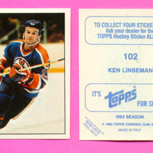 1983 Topps #102-Ken Linseman