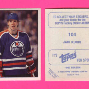 1983 Topps #104-Jari Kurri