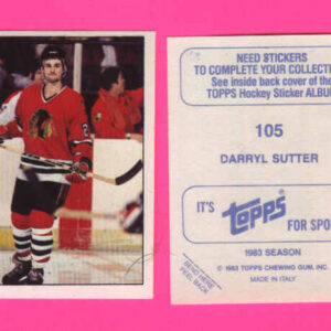 1983 Topps #105-Darryl Sutter
