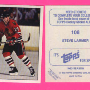 1983 Topps #108-Steve Larmer