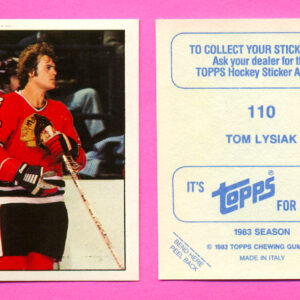 1983 Topps #110-Tom Lysiak
