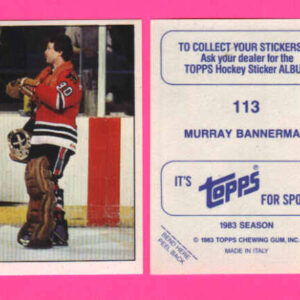 1983 Topps #113-Murray Bannerman