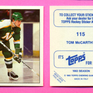 1983 Topps #115-Tom McCarthy