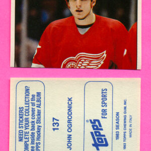 1983 Topps #137-John Ogrodnick