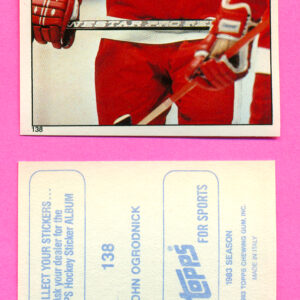 1983 Topps #138-John Ogrodnick