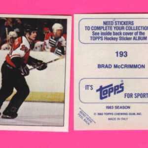 1983 Topps #193-Brad McCrimmon