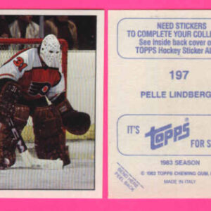 1983 Topps #197-Pelle Lindbergh