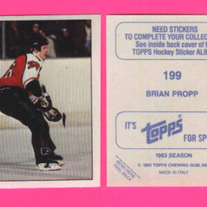 1983 Topps #199-Brian Propp