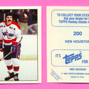 1983 Topps #200-Ken Houston