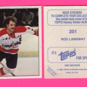 1983 Topps #201-Rod Langway