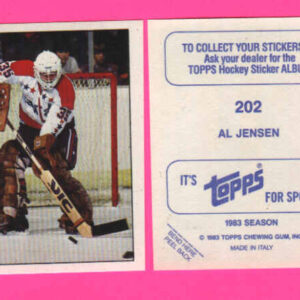 1983 Topps #202-Al Jensen
