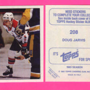 1983 Topps #208-Doug Jarvis