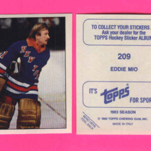 1983 Topps #209-Eddie Mio