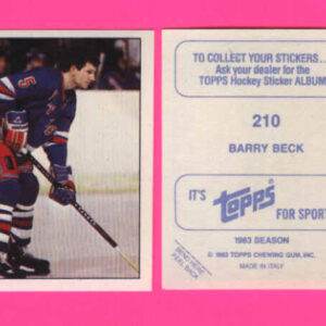1983 Topps #210-Barry Beck