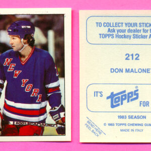 1983 Topps #212-Don Maloney