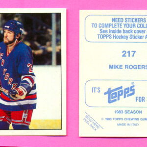 1983 Topps #217-Mike Rogers