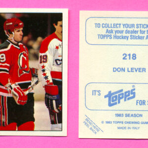 1983 Topps #218-Don Lever