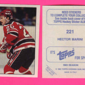 1983 Topps #221-Hector Marini