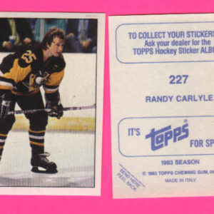 1983 Topps #227-Randy Carlyle