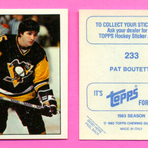 1983 Topps #233-Pat Boutette