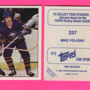 1983 Topps #237-Mike Foligno