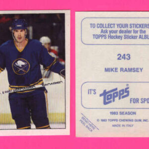 1983 Topps #243-Mike Ramsey
