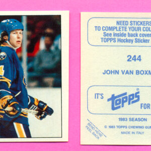 1983 Topps #244-John van-Boxmeer