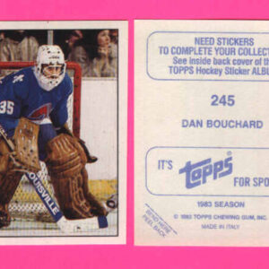 1983 Topps #245-Dan Bouchard