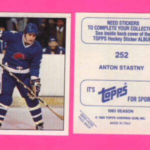 1983 Topps #252-Anton Stastny