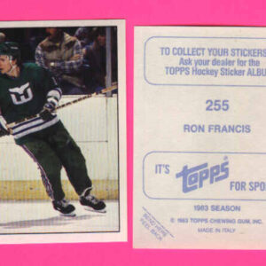 1983 Topps #255-Ron Francis