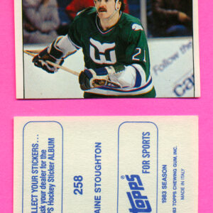 1983 Topps #258-Blaine Stoughton