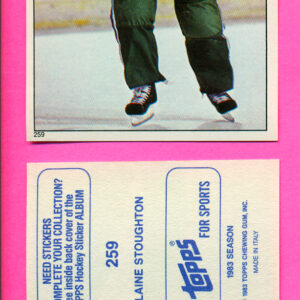 1983 Topps #259-Blaine Stoughton
