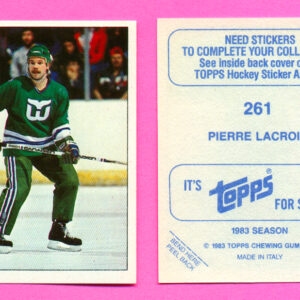 1983 Topps #261-Pierre Lacroix