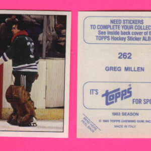 1983 Topps #262-Greg Millen
