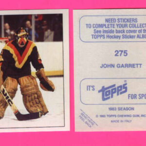 1983 Topps #275-John Garrett