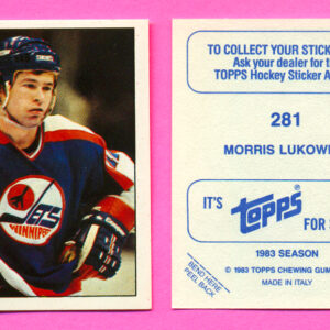 1983 Topps #281-Morris Lukowich