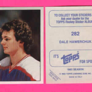 1983 Topps #282-Dale Hawerchuk