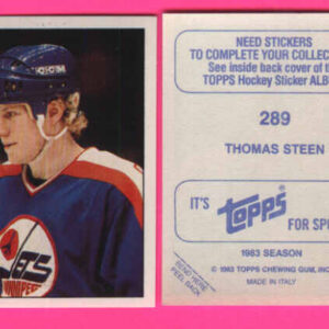 1983 Topps #289-Thomas Steen