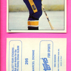 1983 Topps #295-Marcel Dionne