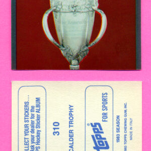 1983 Topps #310-Calder Memorial