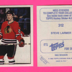 1983 Topps #312-Steve Larmer