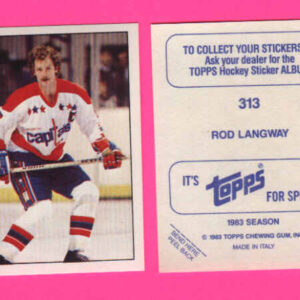 1983 Topps #313-Rod Langway