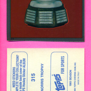 1983 Topps #315-James Norris