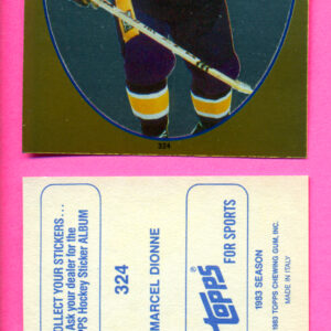 1983 Topps #324-Marcel Dionne