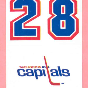 1985 Topps #37- Capitals Logo