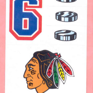 1986 Topps #21- Blackhawks Logo