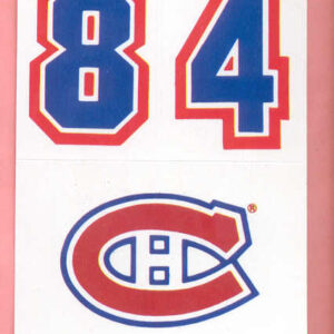 1986 Topps #23- Canadiens Logo