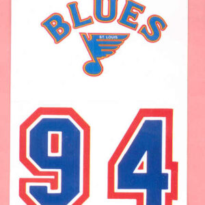 1986 Topps #28- Blues Logo