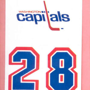 1986 Topps #30- Capitals Logo