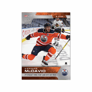 2020 PLAYOFFS TOPPS NOW 2 #SCP-6- Connor McDavid (1 of 480)